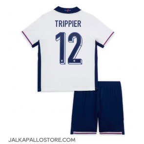 Englanti Kieran Trippier #12 Kotipaita Lapsille EM-Kisat 2024 Lyhythihainen (+ shortsit)